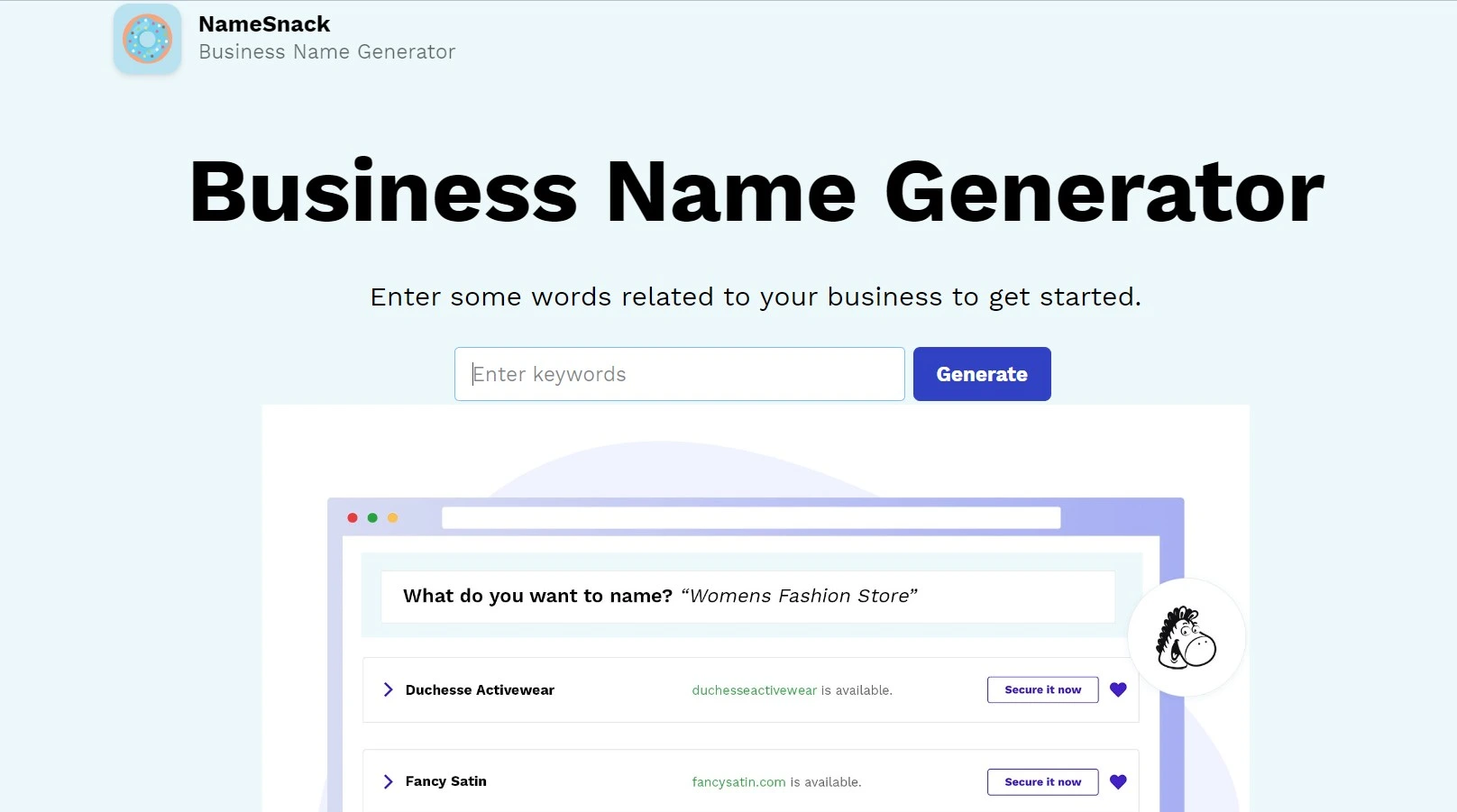 Namesnack Business Name Generator