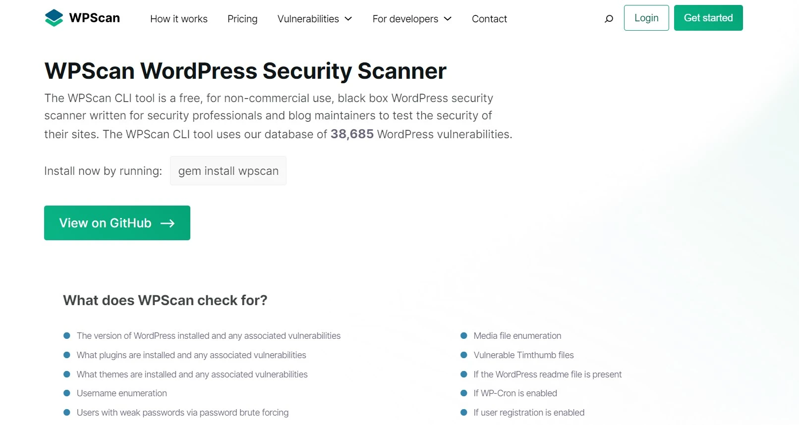 Wpscan Wordpress Security Scanner