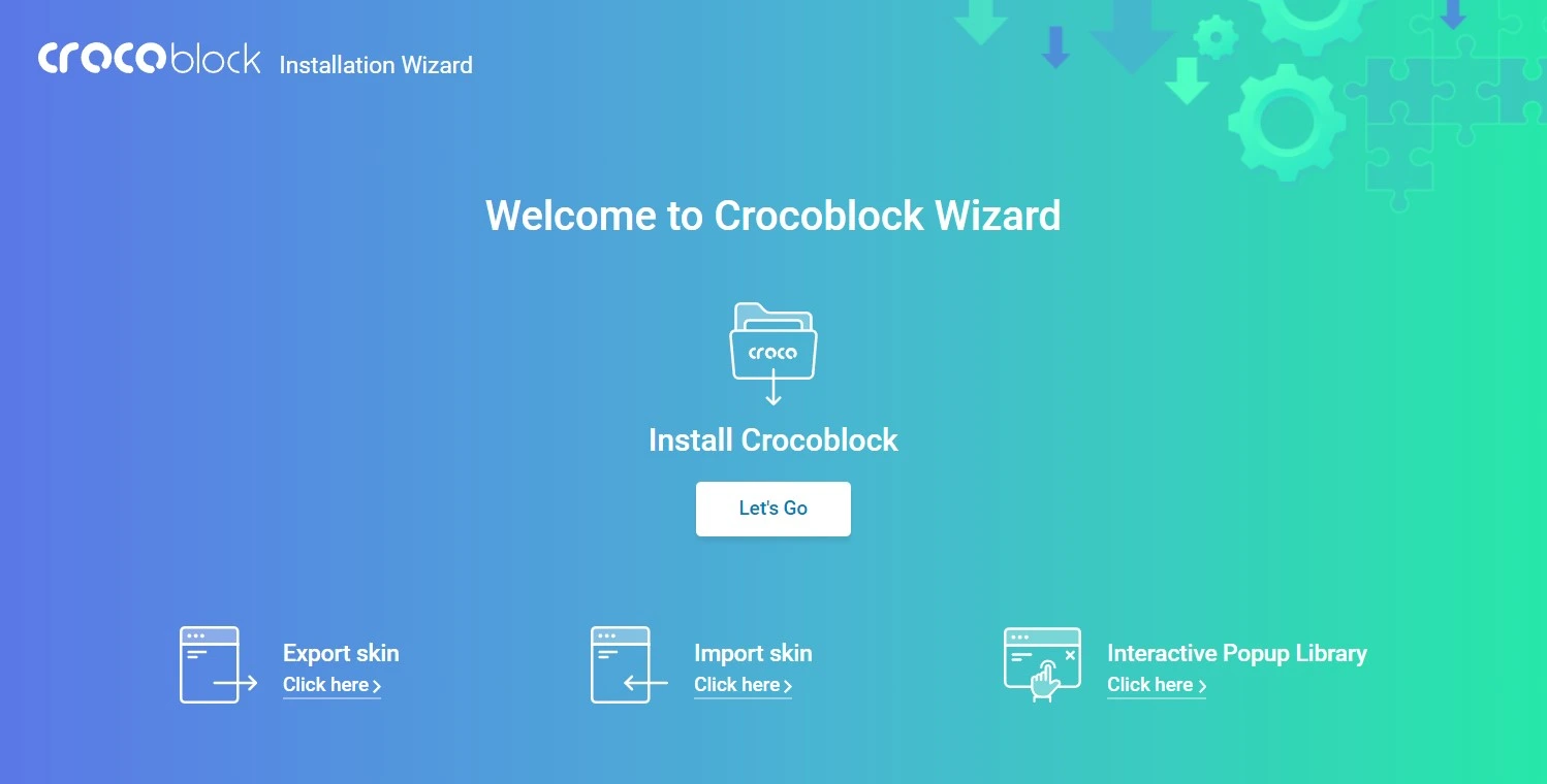 Crocoblock Installation Wizard
