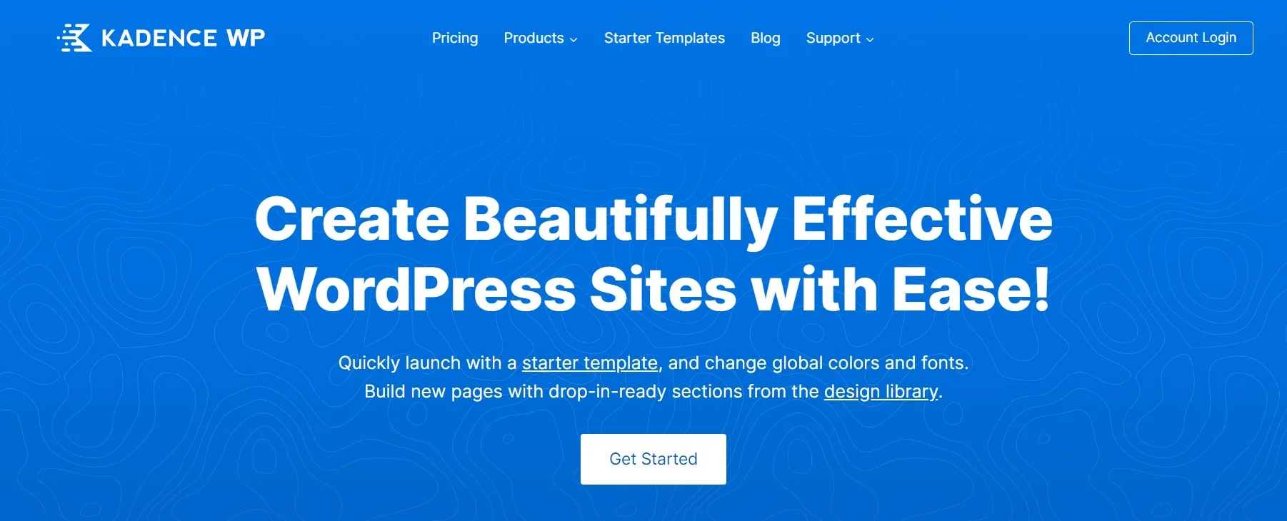 Kadance Lets You Create Beautiful Wordpress Websites
