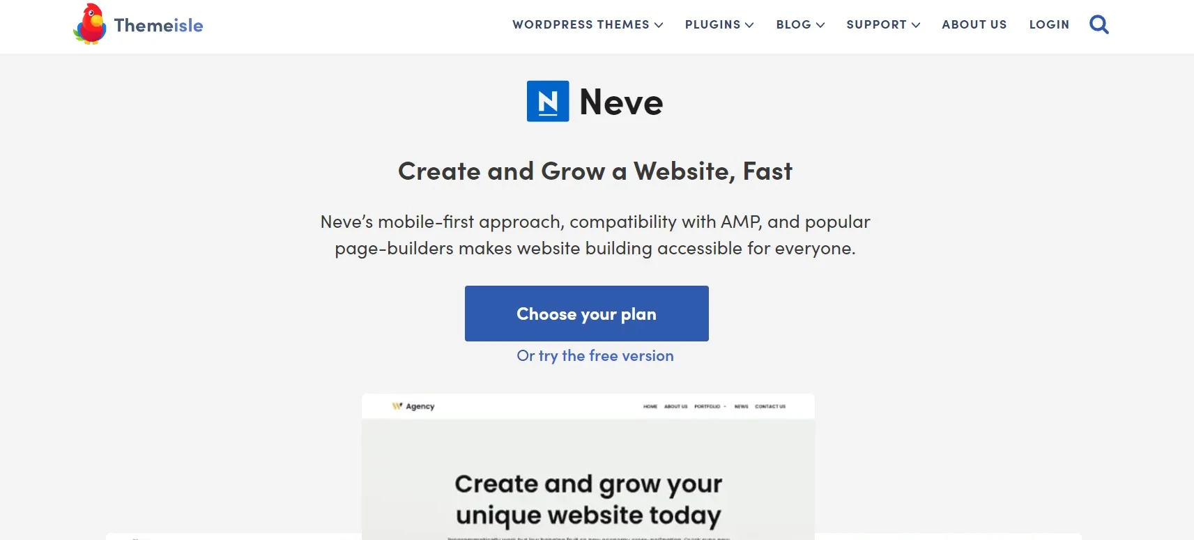 Neve Wordpress Theme Builder