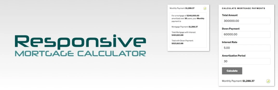 Responsive Mortgage Calculator