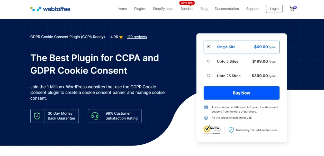 Cdpr Cookie Constent Is One Of The Best  Gdpr Compliance Plugins