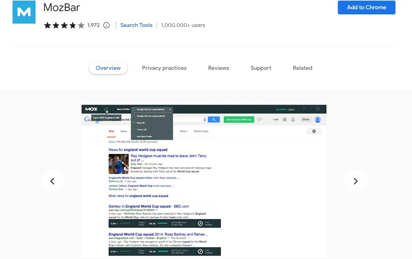 Mozbar For Wordpress Users Improve Sites Search Engine Optimization