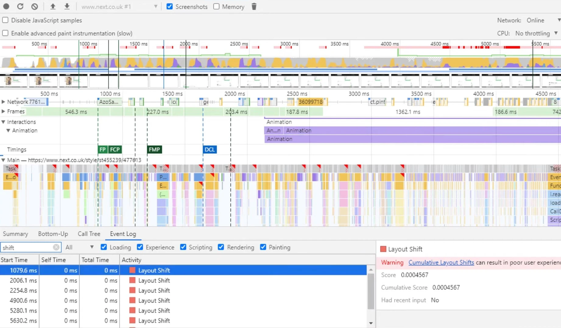 Using Chrome Devtools To Test Cls