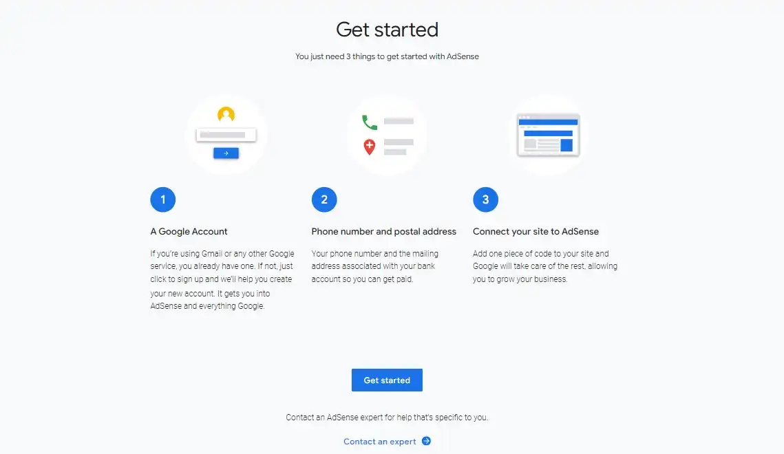 Get Start With Adsense