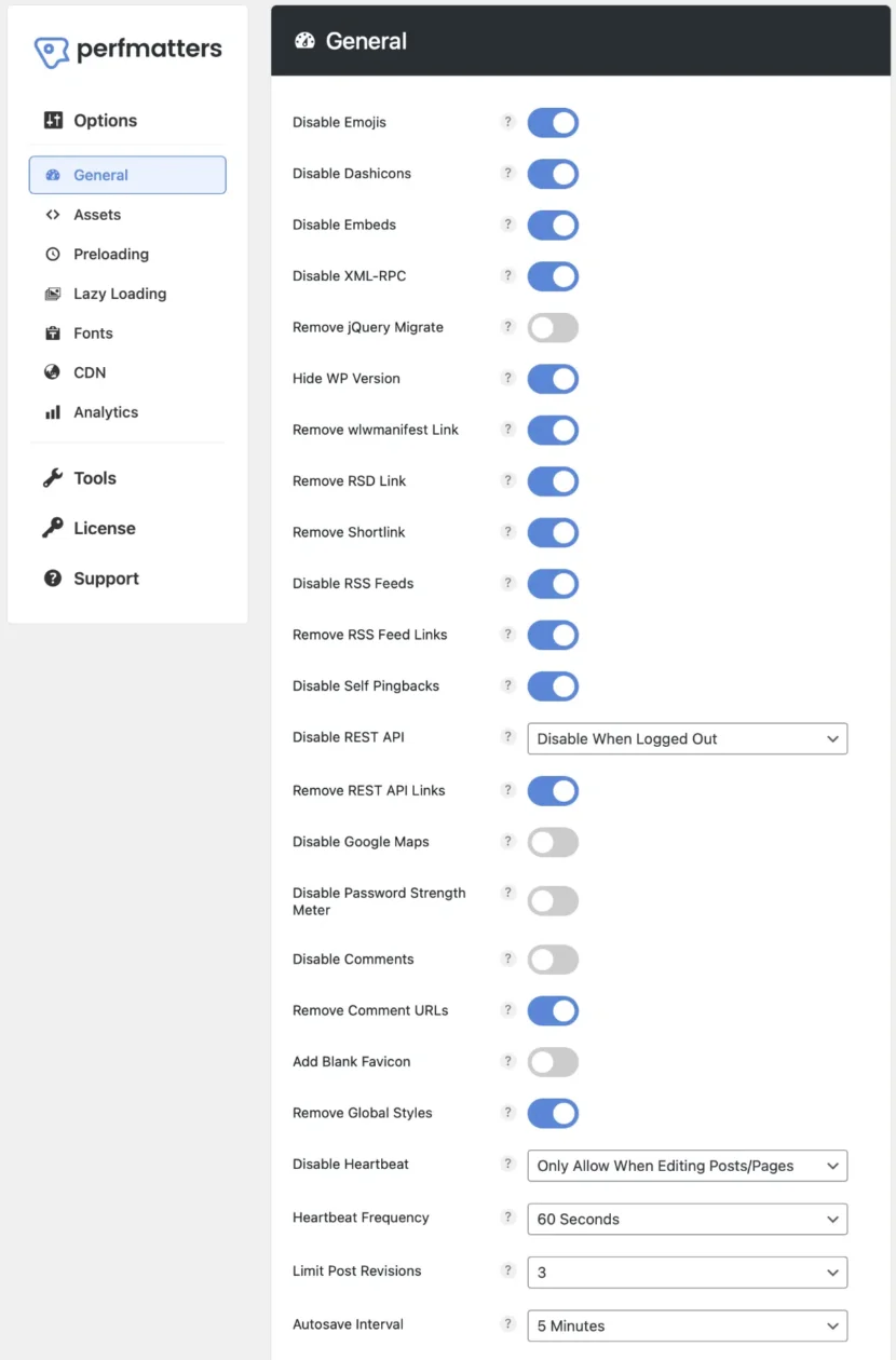 Configure General Settings